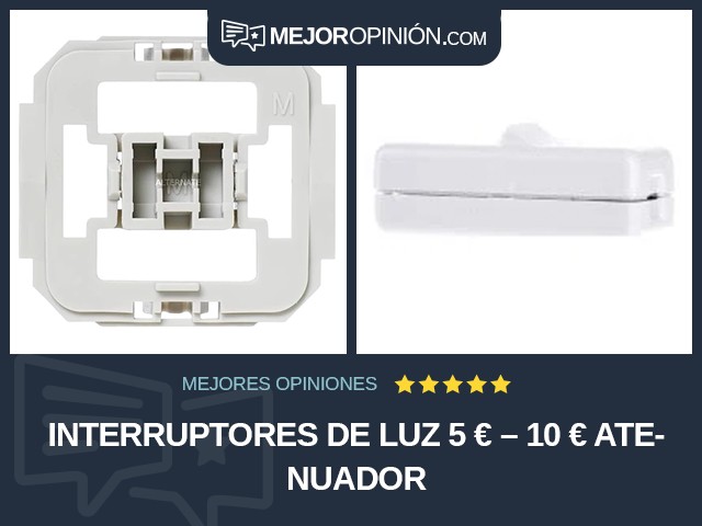 Interruptores de luz 5 € – 10 € Atenuador