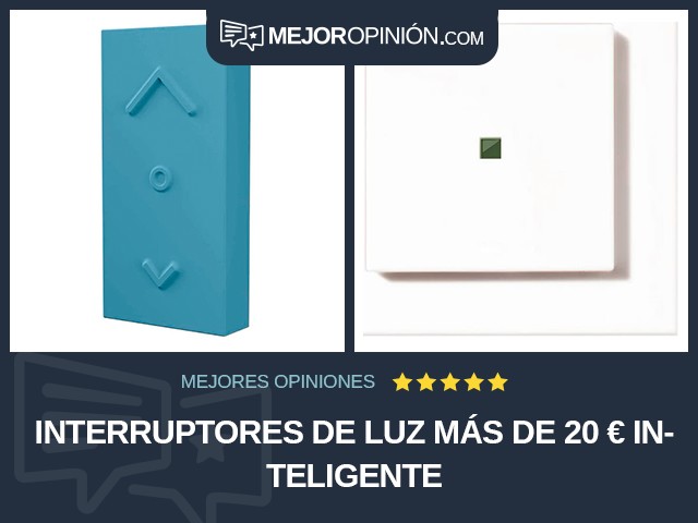 Interruptores de luz Más de 20 € Inteligente