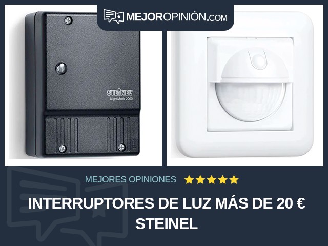 Interruptores de luz Más de 20 € STEINEL