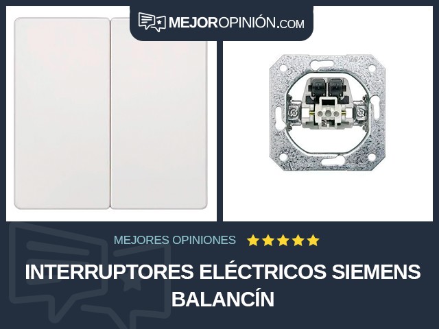 Interruptores eléctricos Siemens Balancín