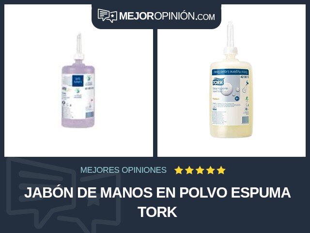 Jabón de manos en polvo Espuma Tork