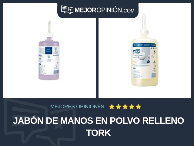 Jabón de manos en polvo Relleno Tork