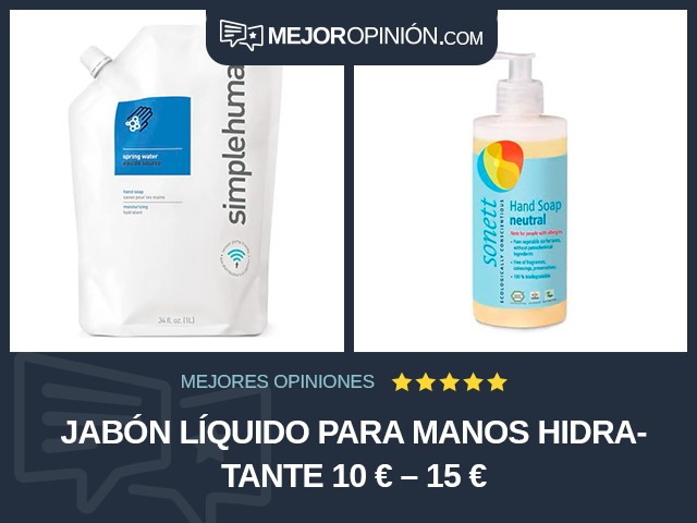 Jabón líquido para manos Hidratante 10 € – 15 €