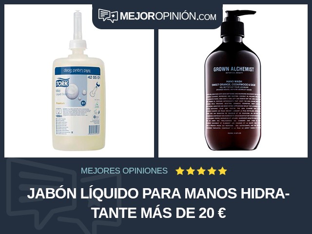 Jabón líquido para manos Hidratante Más de 20 €