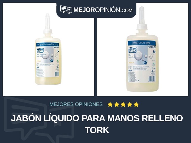 Jabón líquido para manos Relleno Tork