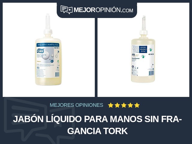 Jabón líquido para manos Sin fragancia Tork