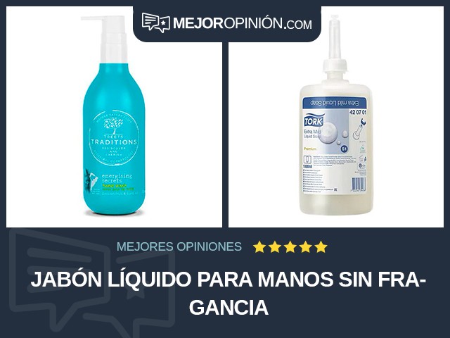 Jabón líquido para manos Sin fragancia