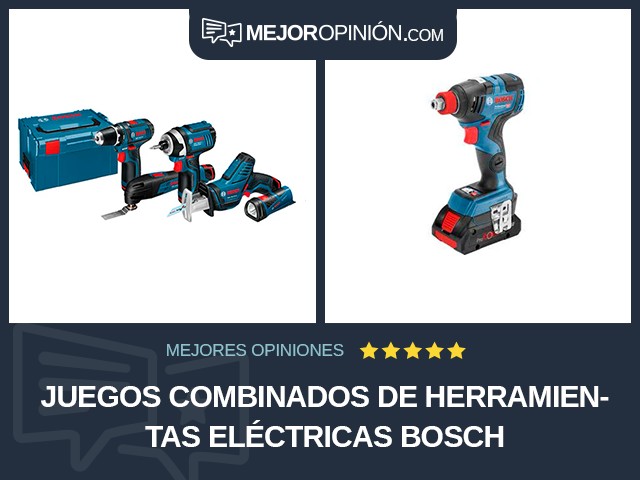 Juegos combinados de herramientas eléctricas Bosch