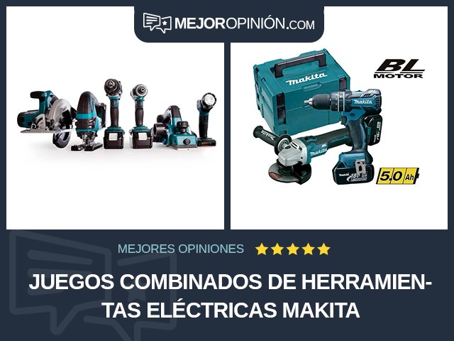 Juegos combinados de herramientas eléctricas Makita