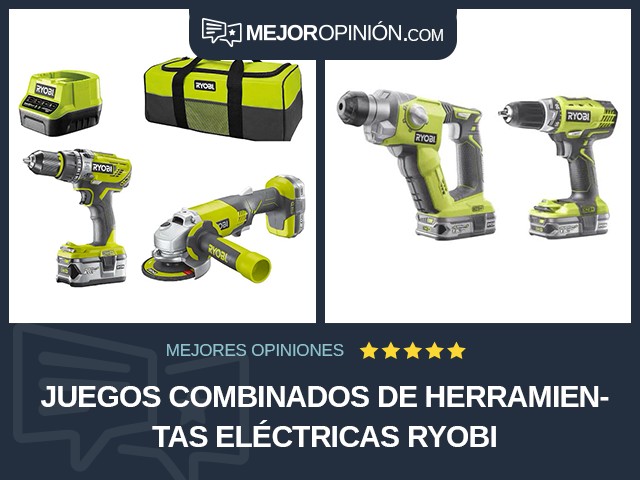 Juegos combinados de herramientas eléctricas RYOBI