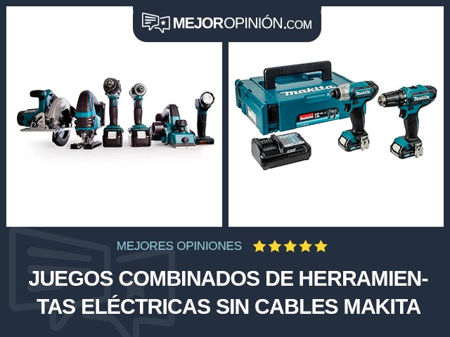 Juegos combinados de herramientas eléctricas Sin cables Makita