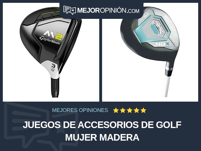 Juegos de accesorios de golf Mujer Madera