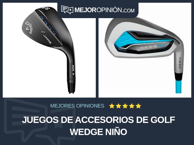 Juegos de accesorios de golf Wedge Niño