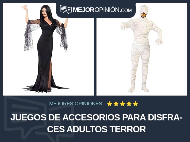 Juegos de accesorios para disfraces Adultos Terror