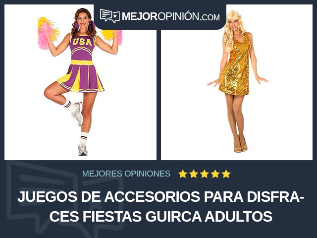 Juegos de accesorios para disfraces Fiestas Guirca Adultos