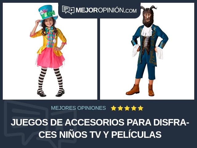 Juegos de accesorios para disfraces Niños TV y películas