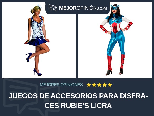 Juegos de accesorios para disfraces Rubie's Licra