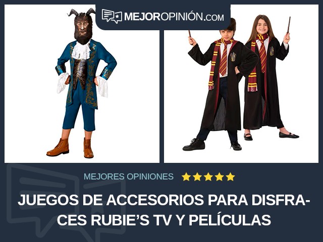 Juegos de accesorios para disfraces Rubie's TV y películas