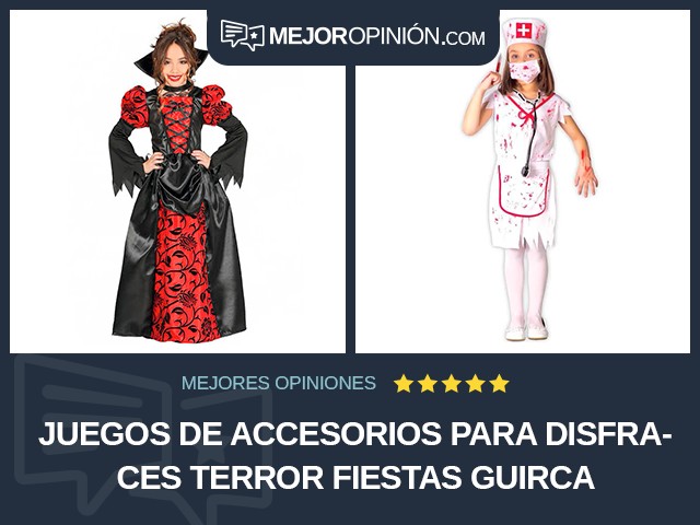 Juegos de accesorios para disfraces Terror Fiestas Guirca