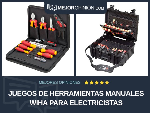 Juegos de herramientas manuales Wiha Para electricistas