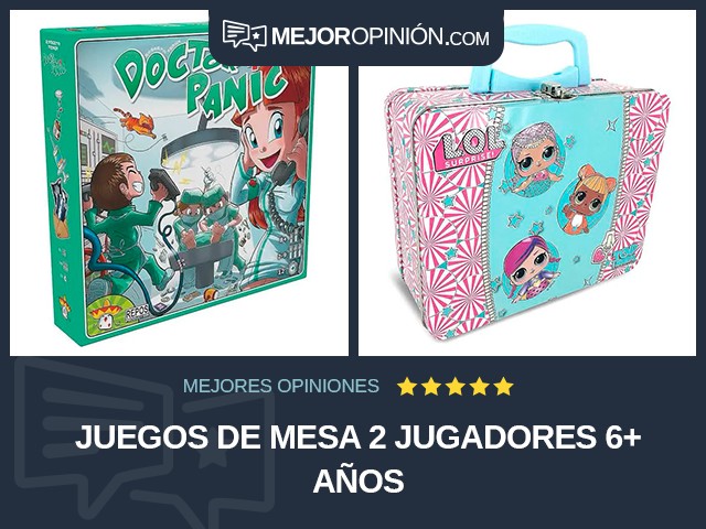 Juegos de mesa 2 jugadores 6+ años