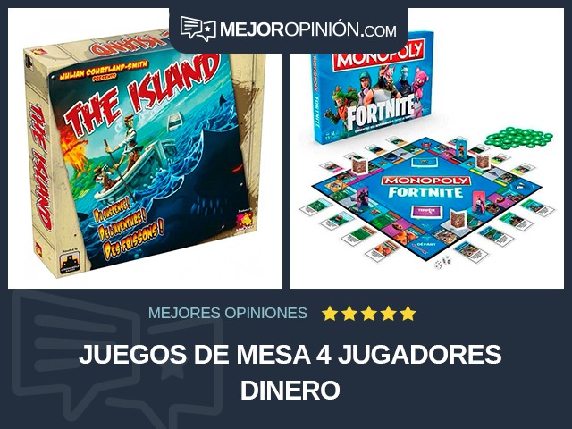 Juegos de mesa 4 jugadores Dinero