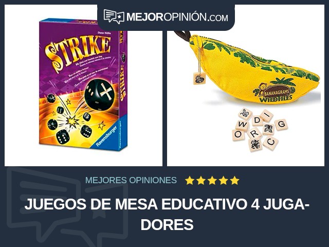 Juegos de mesa Educativo 4 jugadores