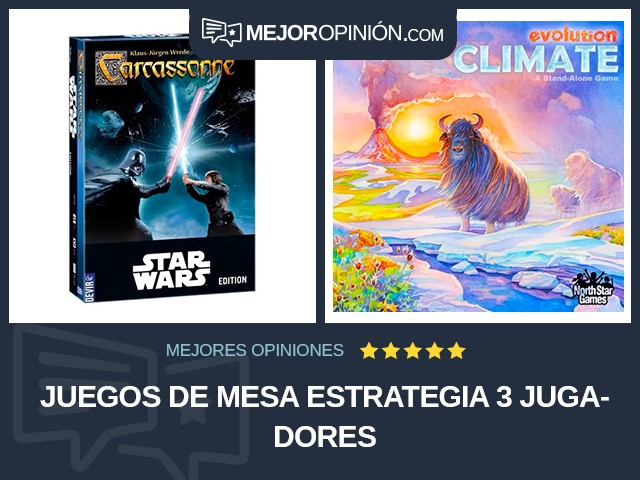 Juegos de mesa Estrategia 3 jugadores