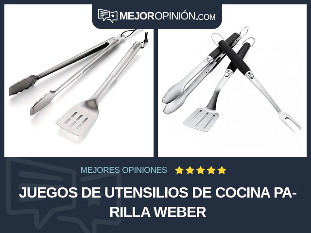 Juegos de utensilios de cocina Parilla Weber