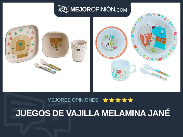 Juegos de vajilla Melamina Jané