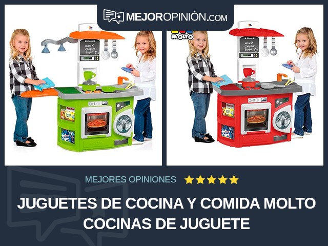 Juguetes de cocina y comida Molto Cocinas de juguete