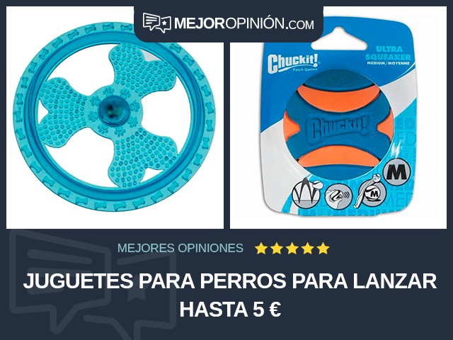 Juguetes para perros Para lanzar Hasta 5 €