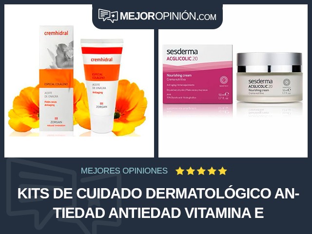 Kits de cuidado dermatológico antiedad Antiedad Vitamina E