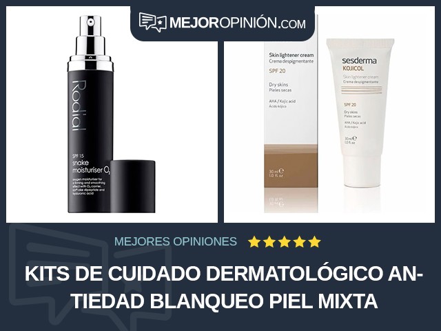 Kits de cuidado dermatológico antiedad Blanqueo Piel mixta