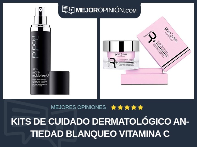 Kits de cuidado dermatológico antiedad Blanqueo Vitamina C