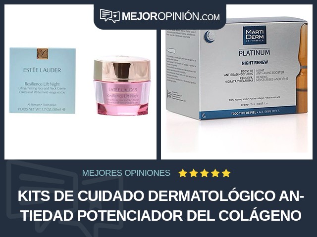 Kits de cuidado dermatológico antiedad Potenciador del colágeno Piel mixta