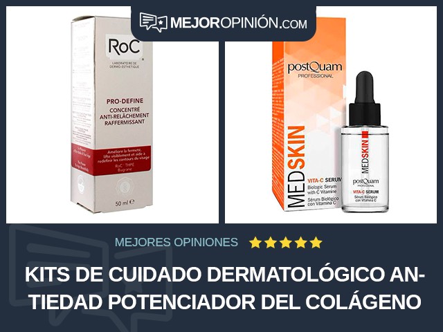 Kits de cuidado dermatológico antiedad Potenciador del colágeno Sérum