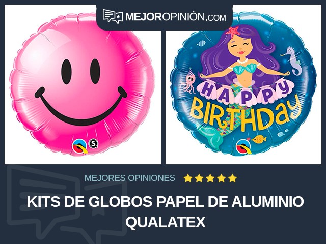 Kits de globos Papel de aluminio Qualatex