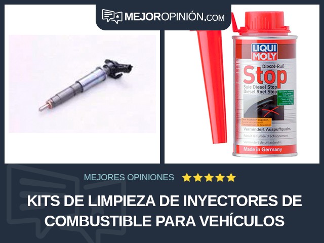 Kits de limpieza de inyectores de combustible para vehículos