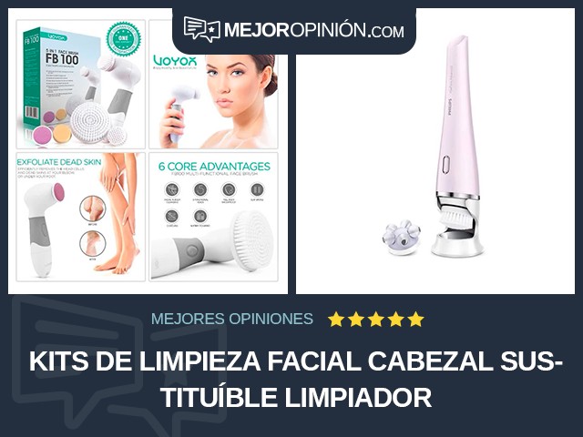 Kits de limpieza facial Cabezal sustituíble Limpiador