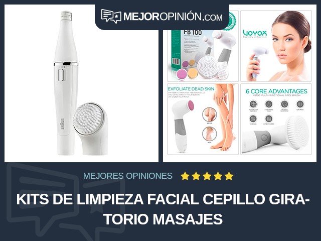 Kits de limpieza facial Cepillo giratorio Masajes