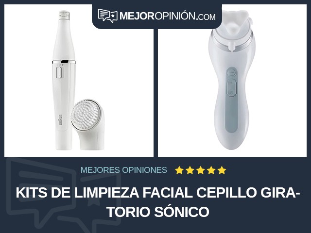 Kits de limpieza facial Cepillo giratorio Sónico