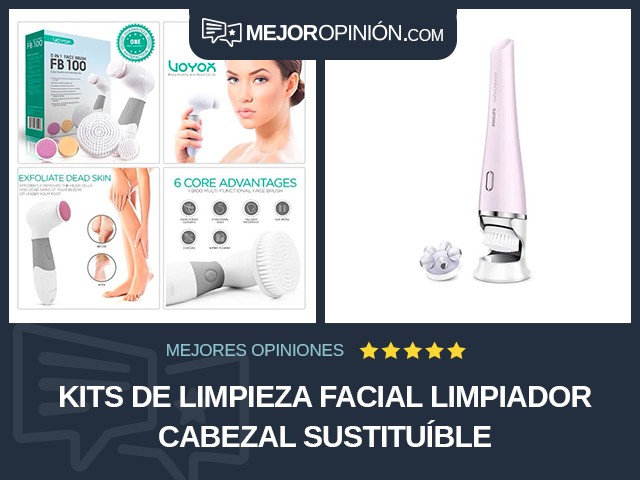 Kits de limpieza facial Limpiador Cabezal sustituíble