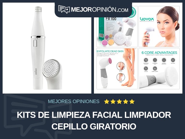 Kits de limpieza facial Limpiador Cepillo giratorio