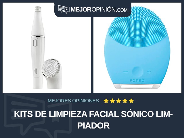 Kits de limpieza facial Sónico Limpiador