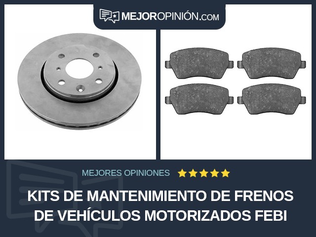 Kits de mantenimiento de frenos de vehículos motorizados Febi