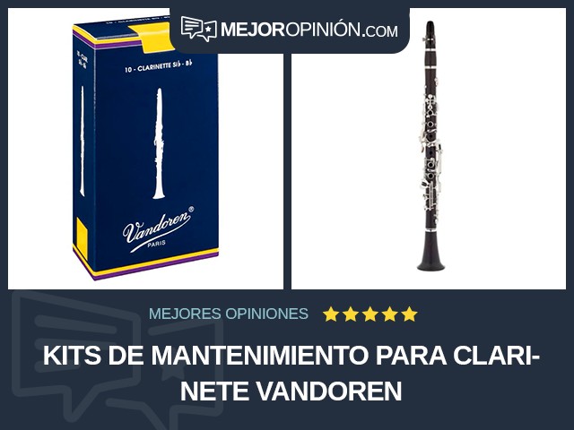 Kits de mantenimiento para clarinete Vandoren