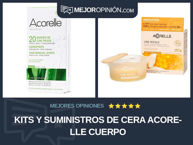 Kits y suministros de cera Acorelle Cuerpo