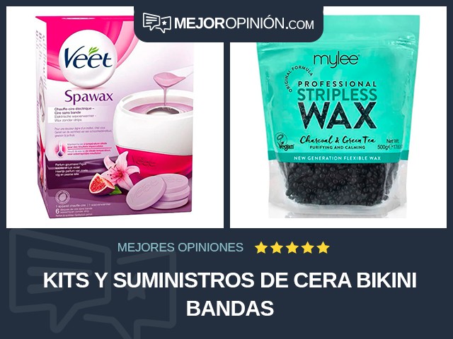 Kits y suministros de cera Bikini Bandas