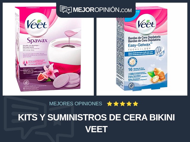 Kits y suministros de cera Bikini Veet